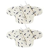 Baby Preferred Drool and Teething Pad for Ergo Baby Four Position 360 Baby Carrier, Navy Sea Birds on Ivory, 2 Count