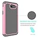Galaxy J3 Emerge Case,Galaxy J3 Eclipse Case,J3 Mission Case,J3 Prime Case,Galaxy Express/Amp Prime 2 Case,Asmart Shockproof Dual Layer Hybrid Defender Phone Case for Samsung Galaxy J3 2017 (Pink)