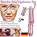 Hyaluron Injection Pen (with 2pcs Ampoules) Deep Replenishment And Rich Nourishment, Helps to Reduce Blemishes, Wrinkles and Marks, Enhance The Skin, Restore Skin Elasticity with Ampoule Head
