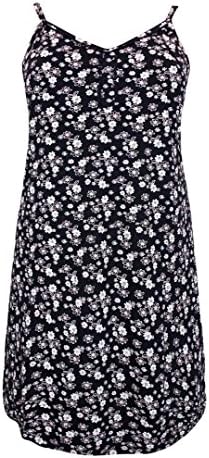 Evans Strappy Black Floral Secret Support Plus Size Nightie Nightdress