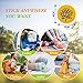 SKYMORE Sticker 12 Pack Natural Citronella Bracelets Safe Fiber Material, Wrist Ankle Bracelet Kit with Adjustable Wristbands with Buttons, Lasting Protection for Kids & Adults Outdoor