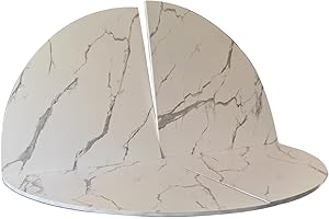 YUNSEU Large Round Foldable Table Top Only, 120cm - 240cm Diameterround Wood Table Top,Replace Table Top, Circle Wooden Table Top Folding Table, No Legs Round Table Tops Only, Easy to Store