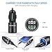 USB Type C Car Charger, JOOMFEEN Qualcomm Quick Charger 3.0+2.4A 30W Rapid Dual Port USB Car Charger Adapter with 3FT/1M USB C Cable for Samsung Galaxy Note 9/S9/S9 Plus,Note 8/S8/S8 Plus,LG G5,G6,V20