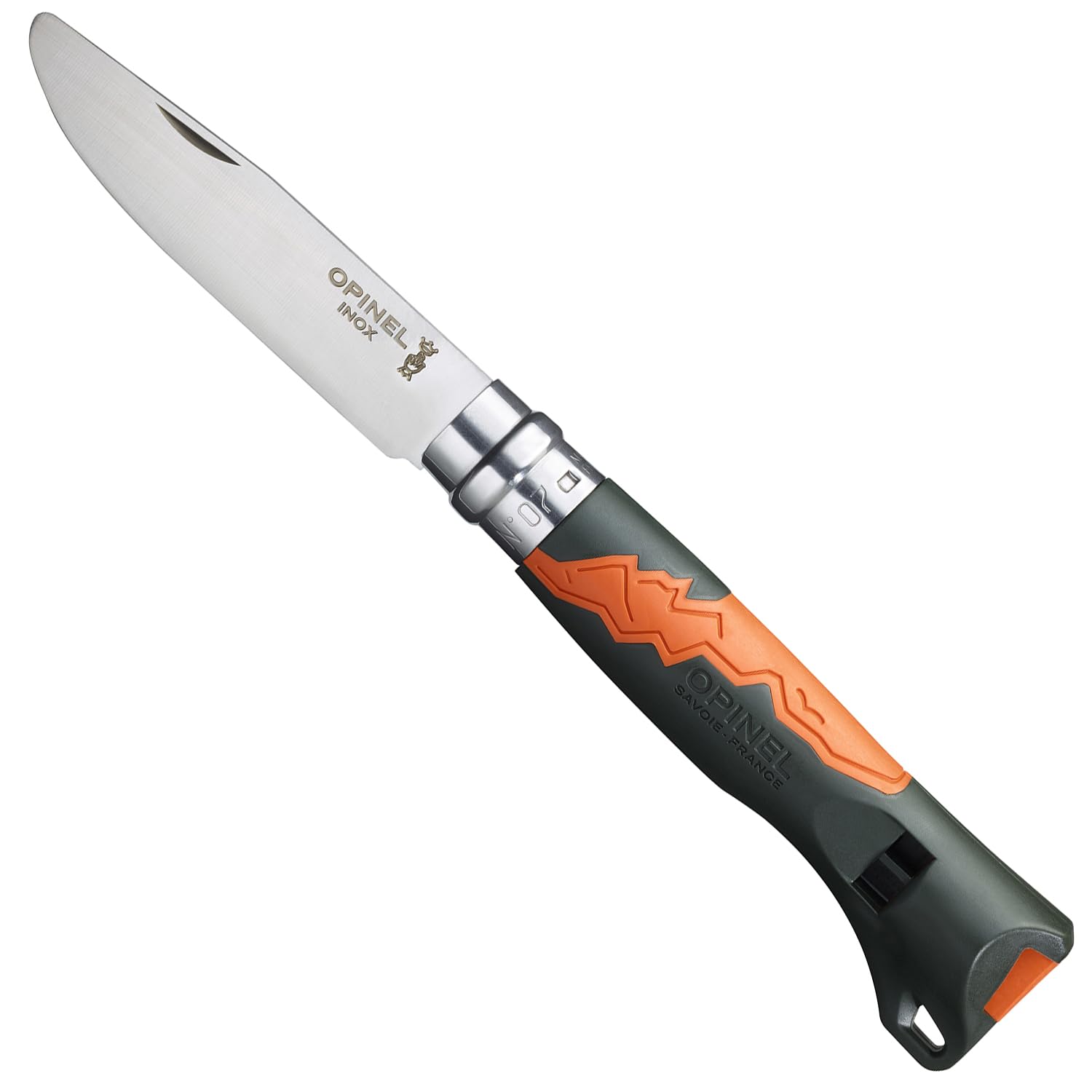 Opinel Kindermesser aus Edelstahl 254447 N° 07 Outdoor Junior Khaki 2