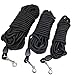 MayPaw 15FT/20FT/25FT/30FT/35FT/40FT/50FT/100FT Long Rope Training Dog Leash- Heavy Duty Nylon Recall Pet Tracking Line- for Small Medium Outside Training Play Camping or Backyard