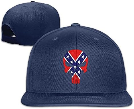 AntaQuyaN American Flag Punisher Skull Adult Hat Unisex
