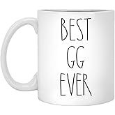 Gg Mug - Best Gg Ever Coffee Mug - Gifts for Christmas - Birthday Gifts - Gift Cup For Gg - Family Coffee Mug For Birthday Present For The Best Gg Coffee Cup 11oz