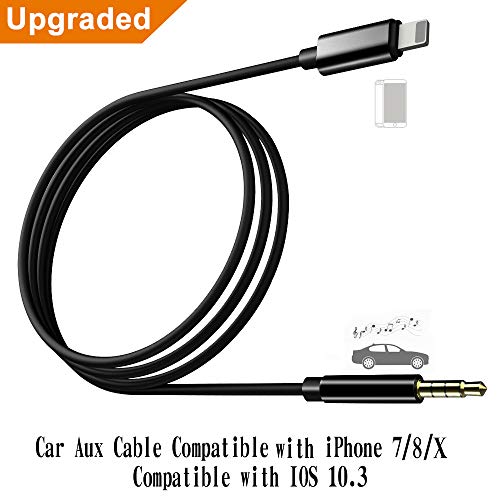 Buteny Car Aux Cable Compatible with iPhone 7/8/X , [Upgraded] 3.5mm Premium Auxiliary Audio Cable Accessories - Thumbnail 7