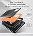 Humixx Shockproof Series iPhone 11 Case | 16FT Military Grade Drop Protection | Advanced Impact Polyone Material Textured PC Back Protective Cover with Soft Bumper for Apple iPhone 11 Black 6.1 Inch