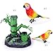 Sounds Control Chirping Bird Parrot Motion Sensor Christmas Ornament Real Singing Movement Battery Operated with Pen Holder Beautiful , Color May Vary