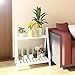 Furinno FNCP-33036 2-Tier Solid Pine Wood Outdoor Plant Shelves