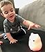 Goodnight Owl Junior Rechargable Night Light for Kids & Toddlers - Multi-Color LEDs (9 Colors!), Remote Control, BPA-Free Silicone, 9 Levels of Brightness, Auto-Off Timer. Super Cute and Fun!