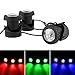 ABEDOE Set of 3 Solar Powered Outdoor Spotlight RGB Color Changing Waterproof Underwater Submersible Lamps