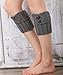 FAYBOX Winter Leg Warmer Crochet Knit Boot Socks Button Grey,One size