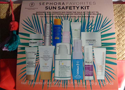 SEPHORA FAVORITES 2019 12 PIECE SUN SAFETY KIT + BAG