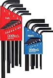 Eklind 10022 Metric & Standard 22pc Hex Key Set