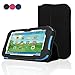 ACdream Sprout Channel Cubby 7 Case, Premium PU Standing Leather Cover Case for Sprout Channel Cubby 7 inch HD 16GB KidFriendly Tablet, Black