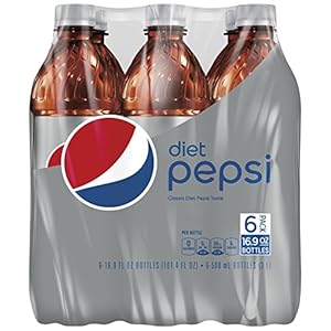 Image of Diet Pepsi Bottle, 16.9 Fl Oz, 6 Count