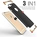 iPhone 7 Plus Case, LOHASIC 3 In 1 Anti-Scratch Anti-fingerprint Shockproof Case Electroplate Frame with Non Slip Coated Matte Surface Cover for Apple iPhone 7 Plus (5.5