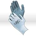 PIP MaxiFoam Premium 34-800 Gray/White Medium Nylon Work Gloves - EN 388 1 Cut Resistance - Nitrile Palm & Fingers Coating - 8.7 in Length - 34-800/M [PRICE is per DOZEN]