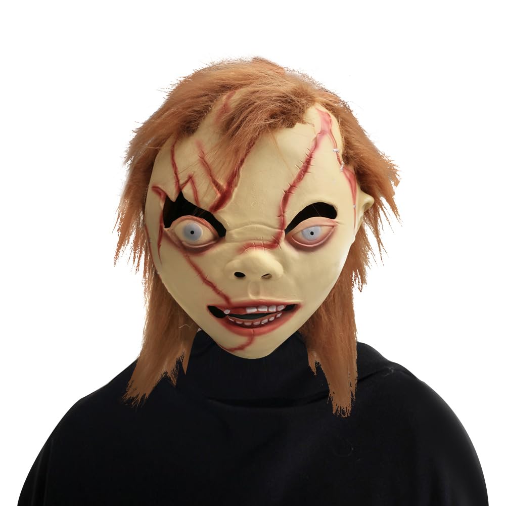 ACBAGI Chucky Halloween Mask Costume - Scary Party Mask for Halloween Kills