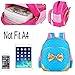 Moonwind Bow Waterproof Kindergarten Kids Toddler Backpack Girls School Book Bag (Pink)