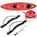 Hipiwe 2 Pcs Side Mount Carry Handles W/Paddle Park Bungee Hardware and J Hooks with Screws Kayak Handles