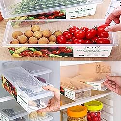 SILIVO Food Storage Containers for Fridge