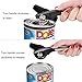 Besiva Can Opener,Professional Ergonomic Smooth Edge, Side Cut Manual Can Opener. Easy Turn Design with Good Stainless Steel Handle.Black