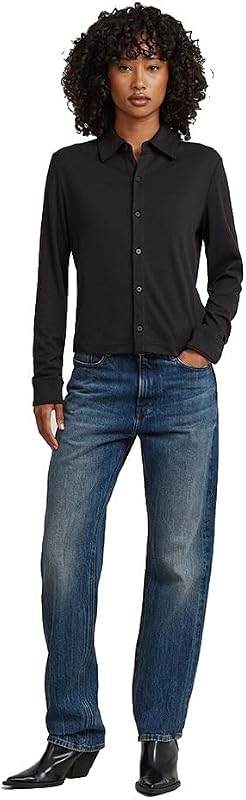 Femme Jean Iggie Straight, Bleu (worn in mountain dusk D27704-D499-G817), 33W / 32L