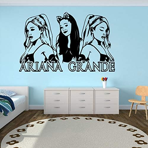 Vinyl Wall Stickers Large Ariana Grande Music Girl Room Music Room Play Room