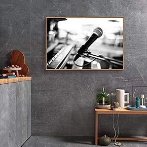 Floating Framed Canvas Wall Art for Living Room, Bedroom Black and White Landscape Canvas Prints for Home Decoration Ready to Hang - 16x24 inches