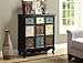 Monarch Apothecary Bombay Chest, Distressed Black/Multi-Color