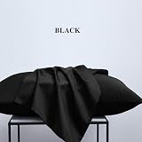 NTBAY 2 Pack 50x90 cm Black 100% Brushed Microfiber Pillowcases view 4