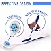 5 pcs Anti Bacterial Tongue Cleaner Scraper Cleaning Brush for Oral Hygiene Care and Bad Breath Treatment with Soft Nylon Brush and Anti Slip Handle