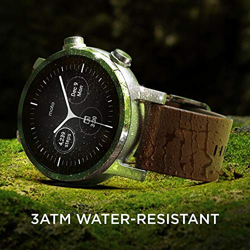 Moto 360 3rd Gen 2020 Wear OS by Google Touch Screen Luxury Stainless Steel Smartwatch