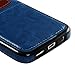 for Samsung Galaxy S7 Case with Card Slot PU Leather Wallet Cover Samsung Galaxy S7 Card Case Shockproof Cover for Samsung Galaxy S7, Deep Blue