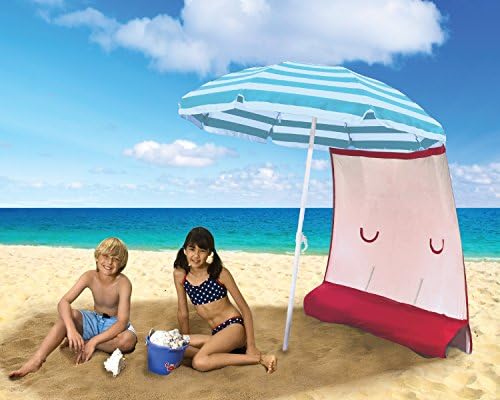 ezShade Double Your Umbrella's Shade &amp; UV Protection (Patented) Sunshield Blocks UVA/UVB, Keeps you Cooler &amp; Attaches to any Nylon/Poly Umbrella, 9 oz - Umbrella Not Included