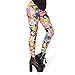 HuntGold Women Cartoon Digital Printing Adventure Time Leggings Smooth Elastic Pantyhose Pants Sockings(M)