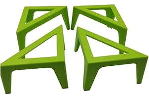 ZYNCUE 4-Pack Portable Canvas Stands Acrylic Pouring,Plastic Painting Risers (3.93 x 1.96 x 1.96 Inches),Stable & Lightweight