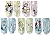 Disney Women's Princess 5-Pack No Show Socks, Assorted, 9-11