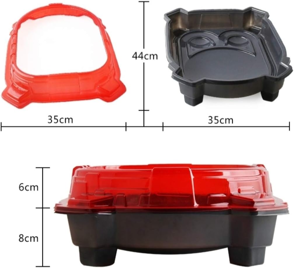 estadio beyblade rojo