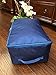 DOKEHOM Large Under Bed Storage Bag (5 Colors), Thick Ultra Size Fabric Clothes Bag, Moisture Proof (Sapphire Blue, L)