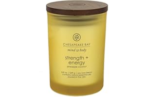 Chesapeake Bay Candle Scented Candle Strength + Energy (Pineapple Coconut) Medium Home Décor