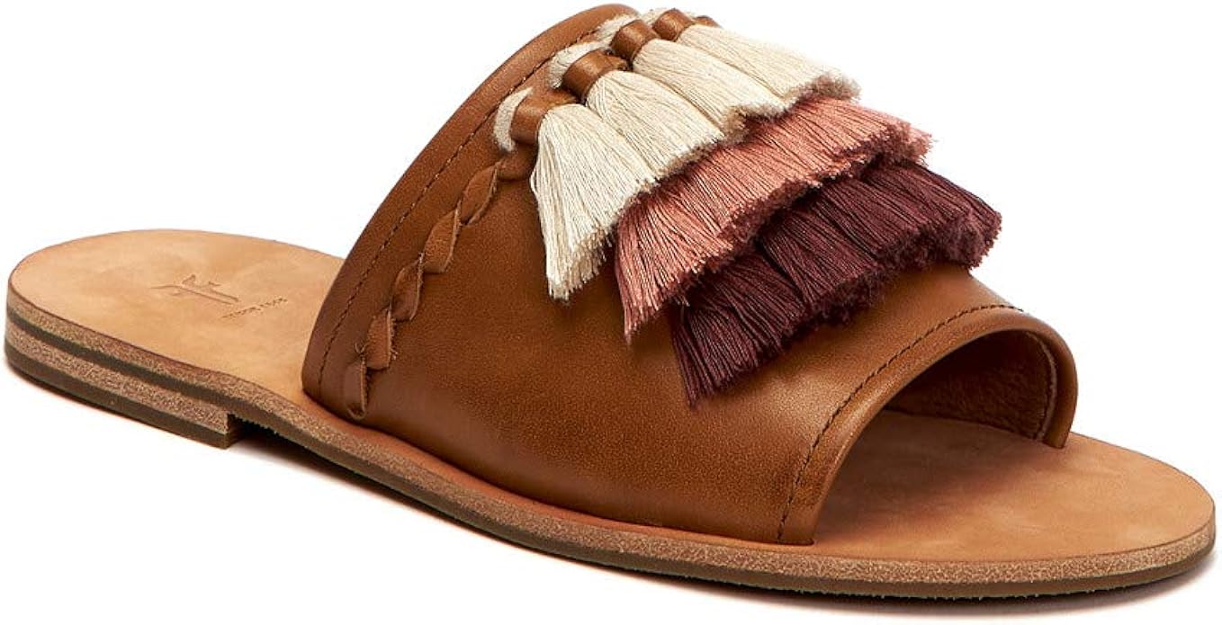 frye riley tassel slide