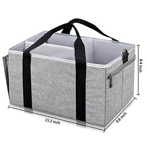 UBBCARE Baby Diaper Caddy Organizer Large Holder Bag