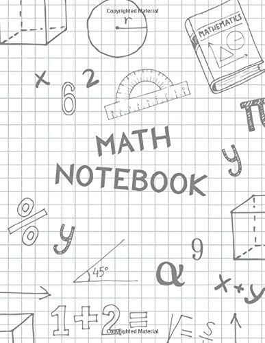 Math Notebook: Graph Paper Composition Book For Students, Architects and Artists by