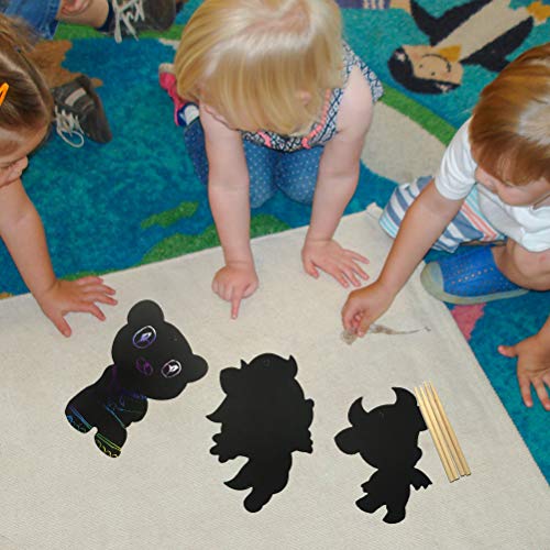 4 Odowalker+Scratch+Scratchboard+Birthday+Supplies