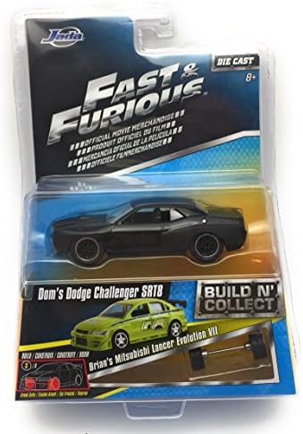 Jada Fast and Furious 1:55 Scale Dom's Dodge Challenger SRT8 Diecast Car