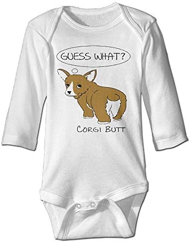 Guess What- Corgi Butt! Long Sleeve Infant Bodysuits